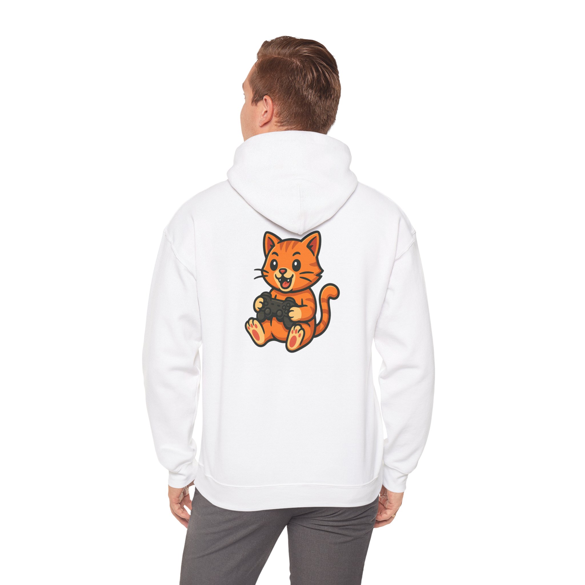 Gamer Cat Hoodie - Image 5