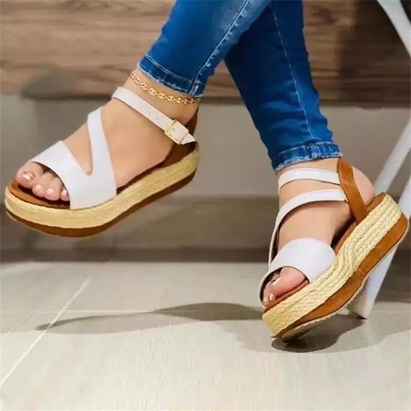 Platform Buckle Sandals