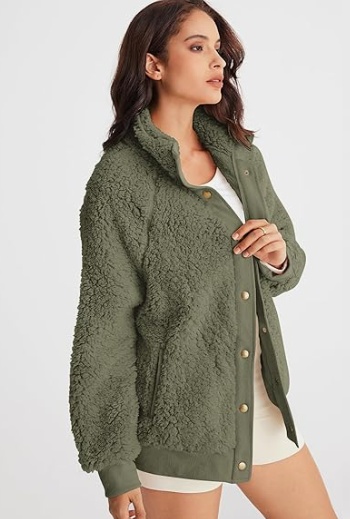 Sherpa Button Jacket - Image 2