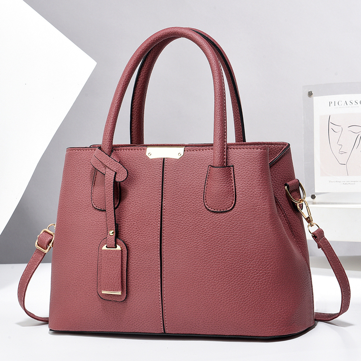 PU Leather Tote - Image 5