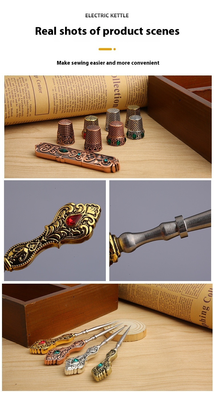 Retro Diamond Thimble - Image 4