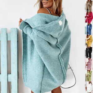 Oversized Hooded Cardigan