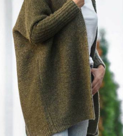 Oversized Hooded Cardigan - Image 7