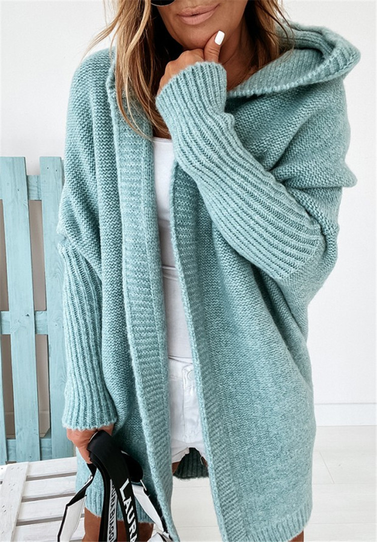 Oversized Hooded Cardigan - Image 3