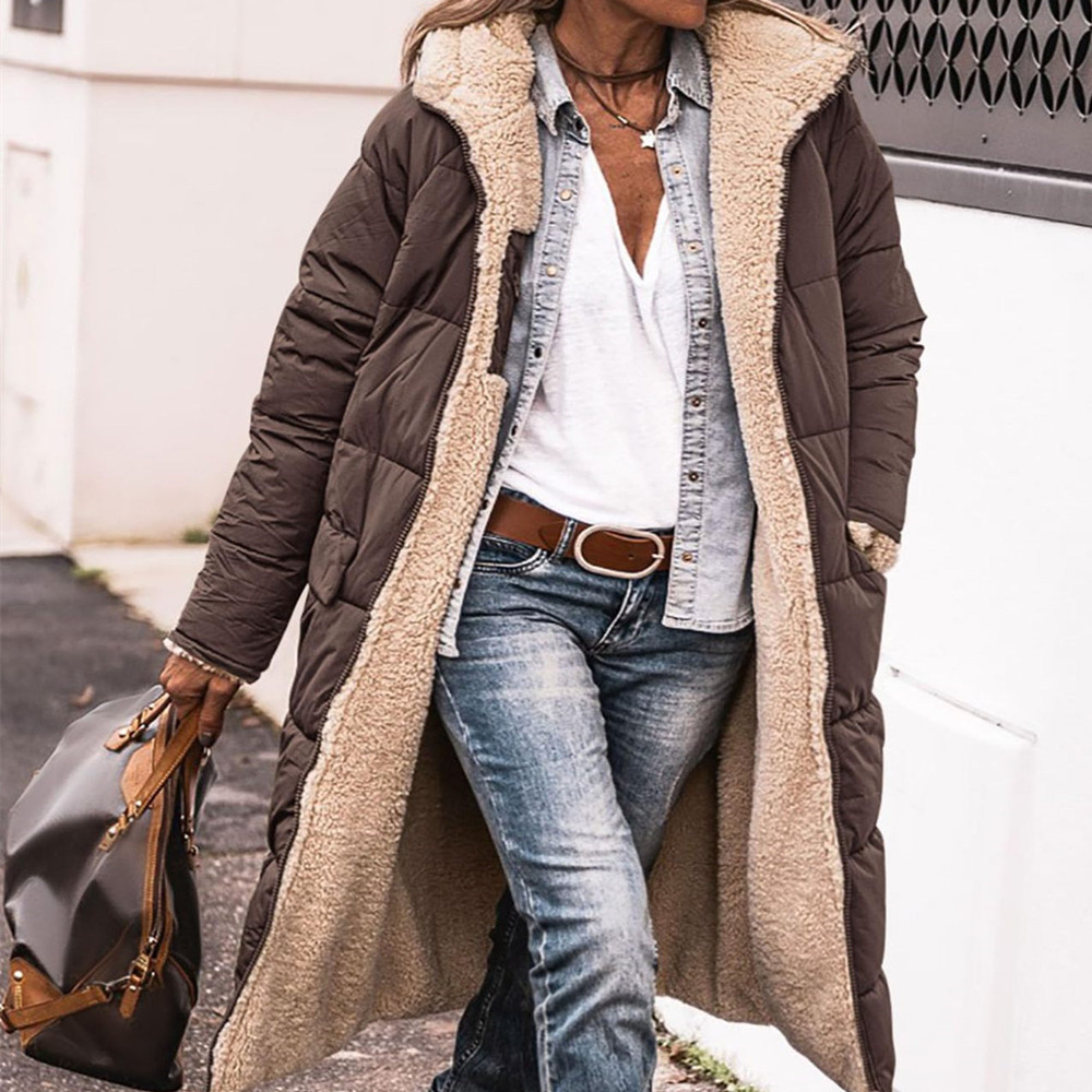 Hooded Long Coat - Image 6