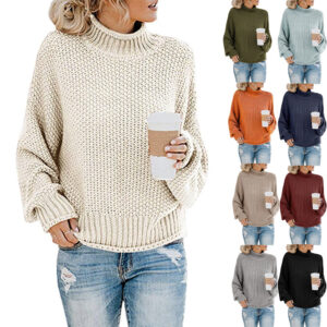 Knitted Turtleneck Sweater