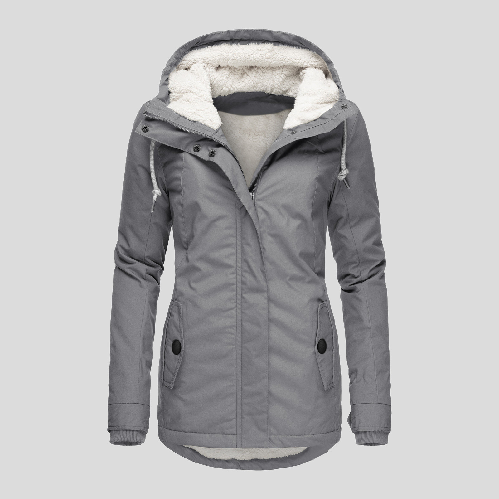 Fleece Hooded Jacket - Image 6