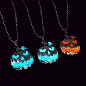 Glowing Pumpkin Necklace