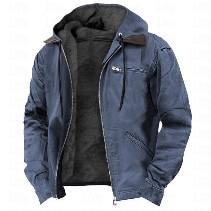 Men’s Fleece Coat - Image 2