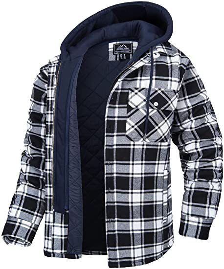 Plaid Hooded Jacket - Image 7