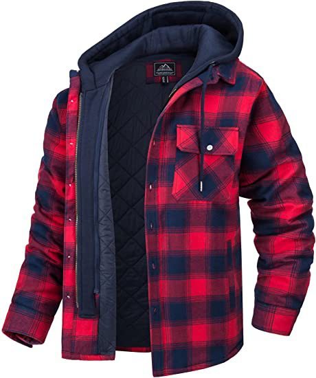 Plaid Hooded Jacket - Image 5