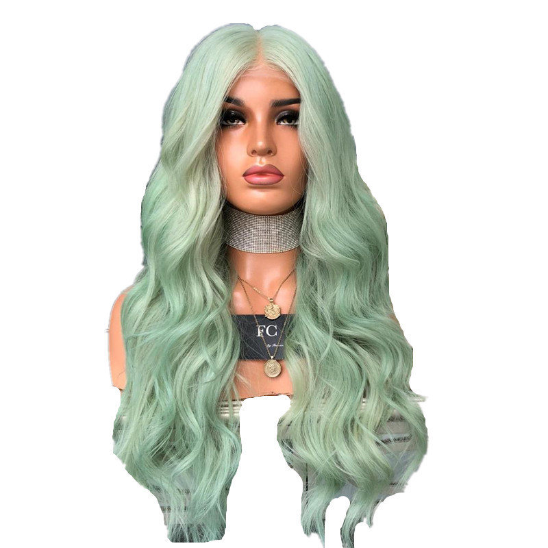 Green Curly Wig - Image 2