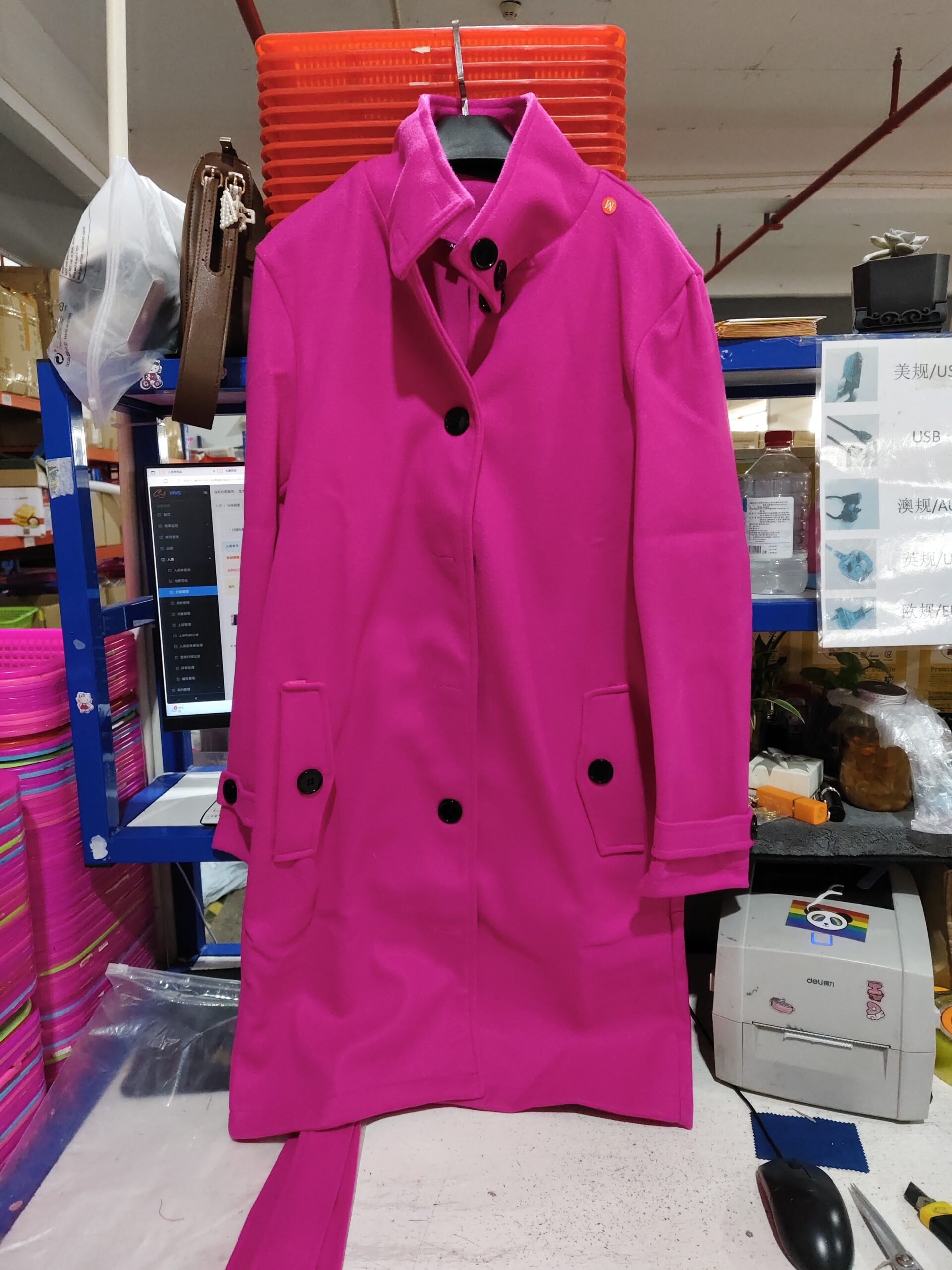 Woolen Slim Coat - Image 2