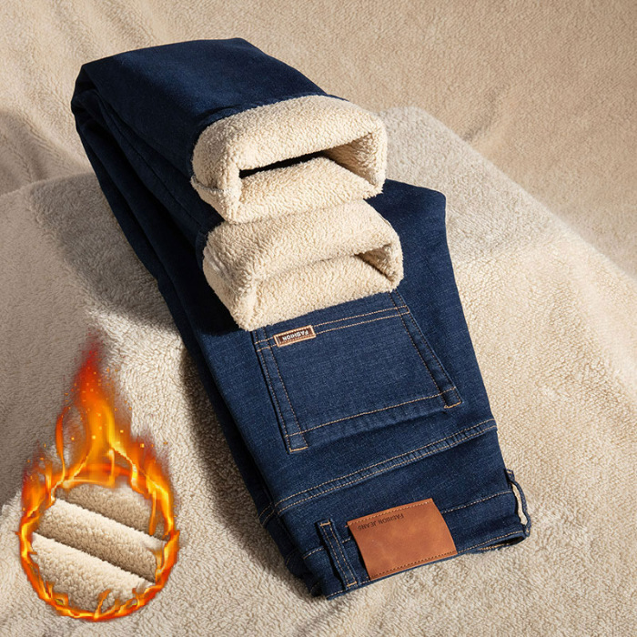 Fleece-lined Jeans - Image 4