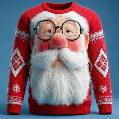 Santa Reindeer Sweatshirt - Image 2