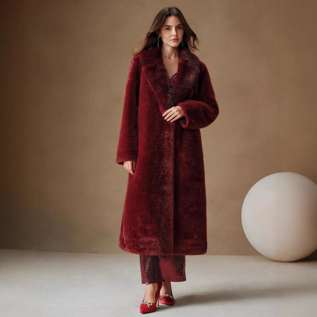 Faux Fur Coat - Image 5