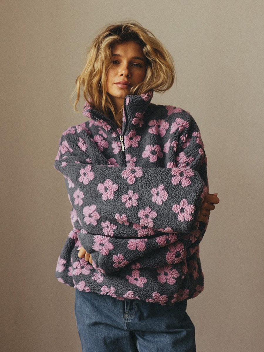 Winter Flowers Sweatshirt - Image 6