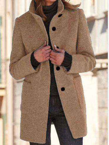 Woolen Stand Coat - Image 8