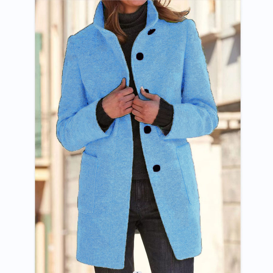 Woolen Stand Coat - Image 4