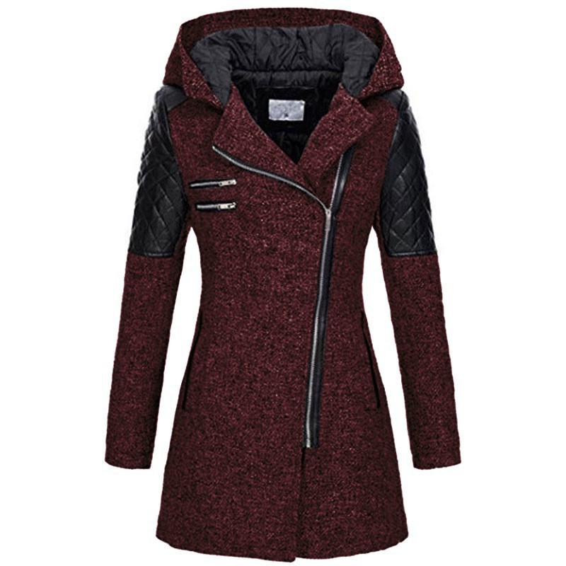 Hooded Wool Coat - Image 2
