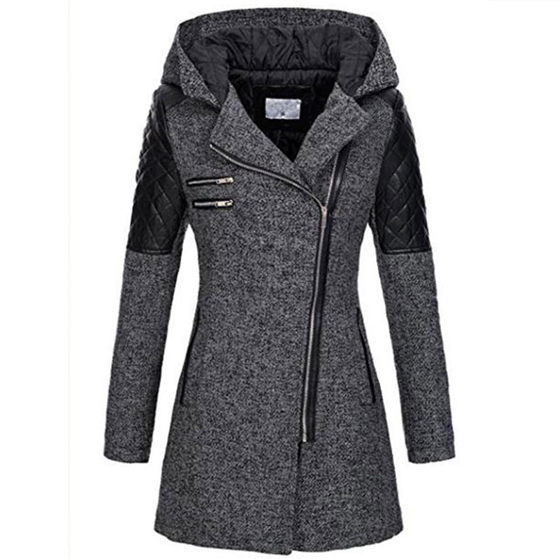 Hooded Wool Coat - Image 8
