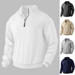 Jacquard Quarter-Zip