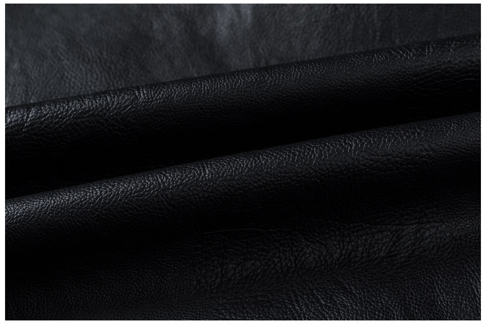 Stitched Leather Jacket - Image 4