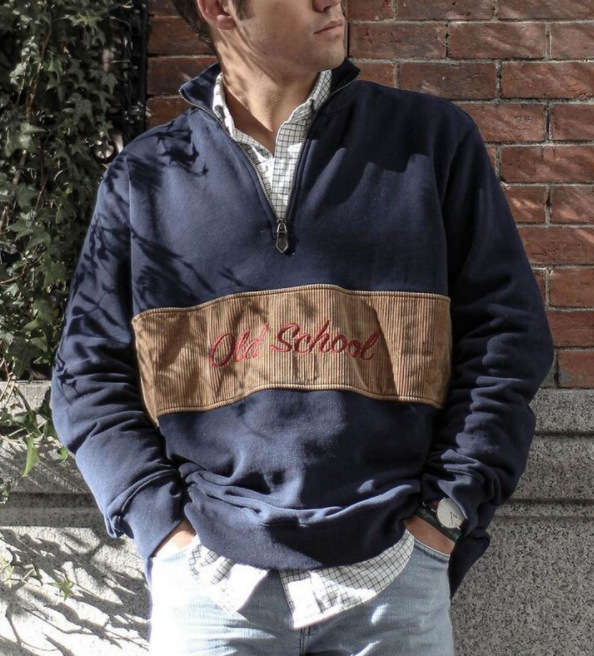 Men Embroidered Hoodie