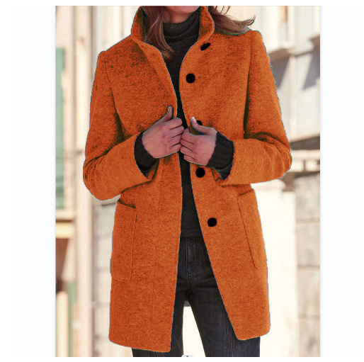 Woolen Stand Coat - Image 3