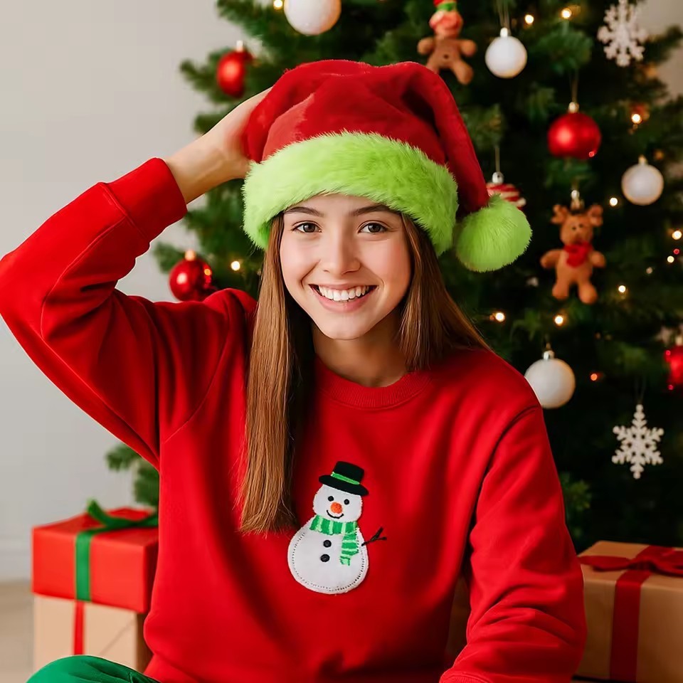 Plush Santa Hat - Image 2