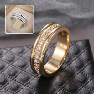 Golden Rhinestone Ring