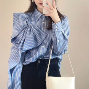 Striped Patchwork Blouse