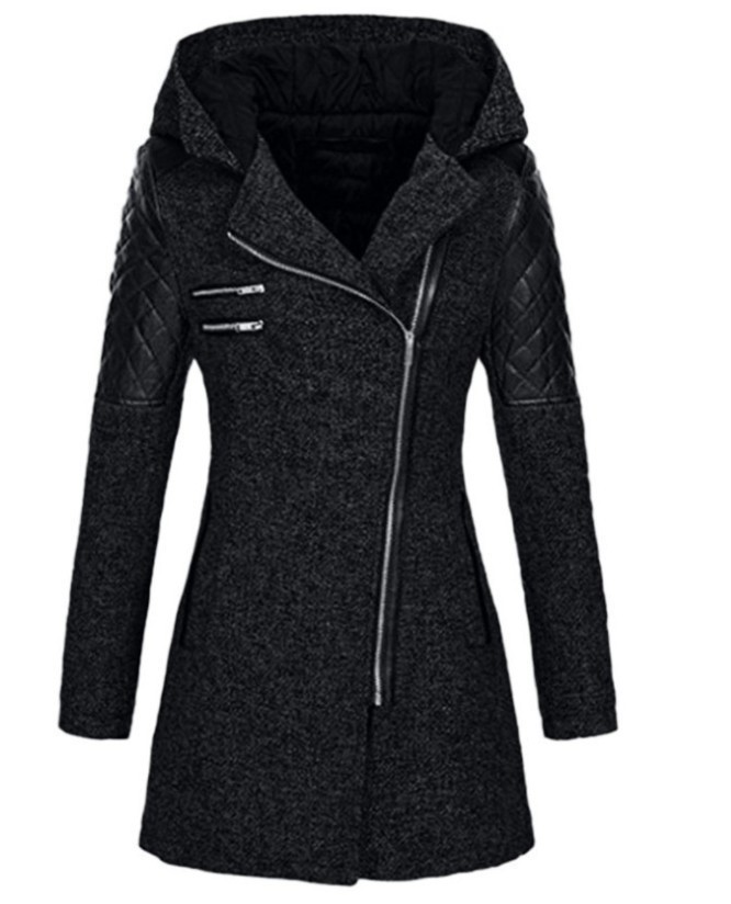 Hooded Wool Coat - Image 7