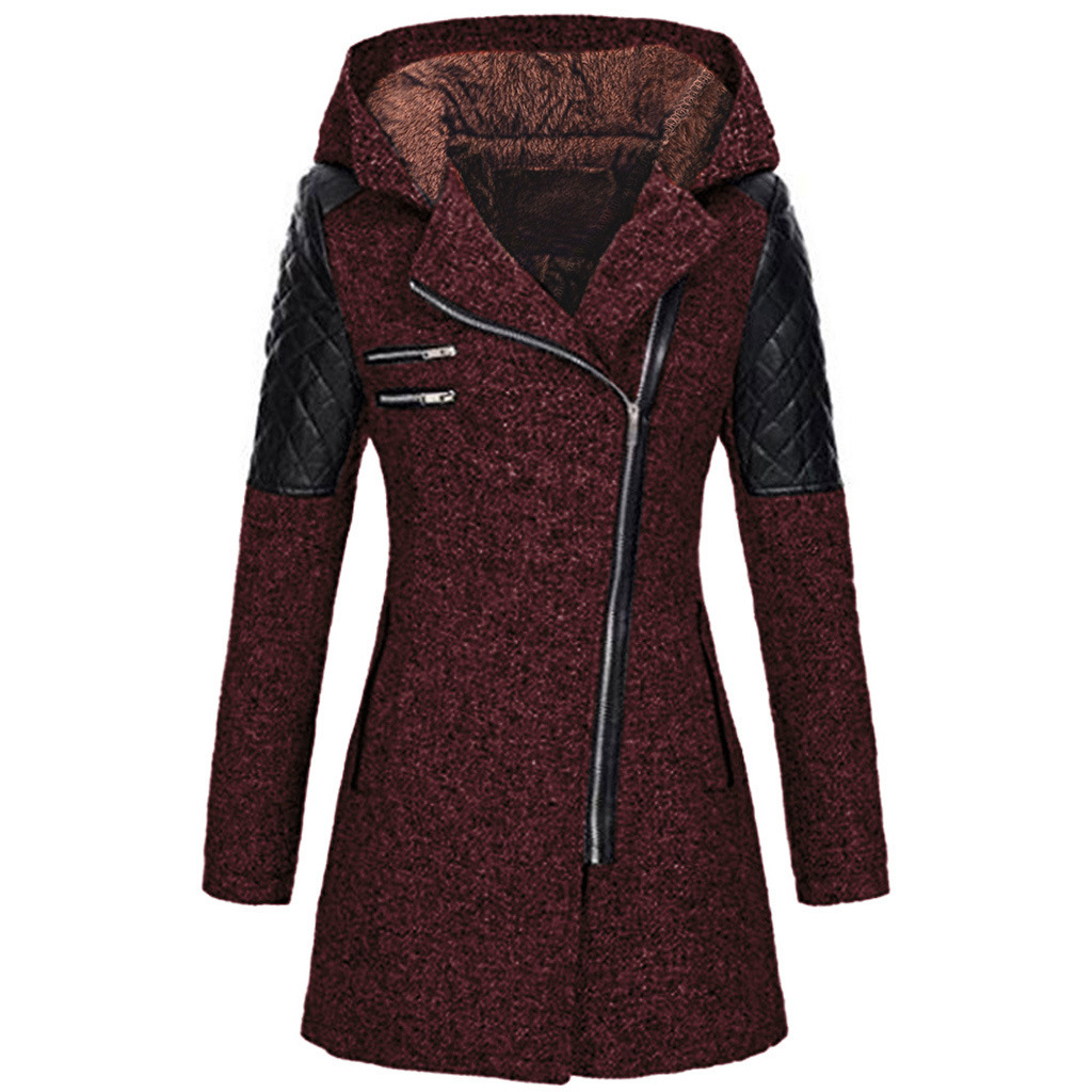 Hooded Wool Coat - Image 5