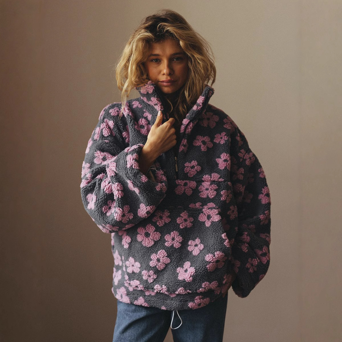 Winter Flowers Sweatshirt - Image 2