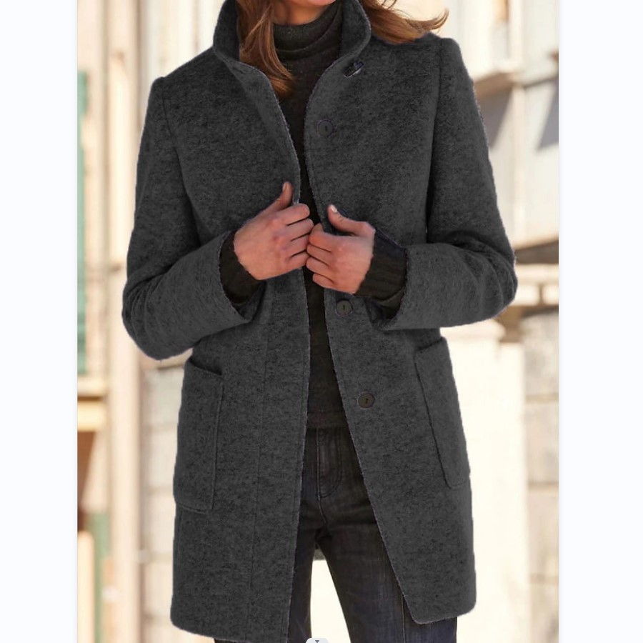 Woolen Stand Coat - Image 6