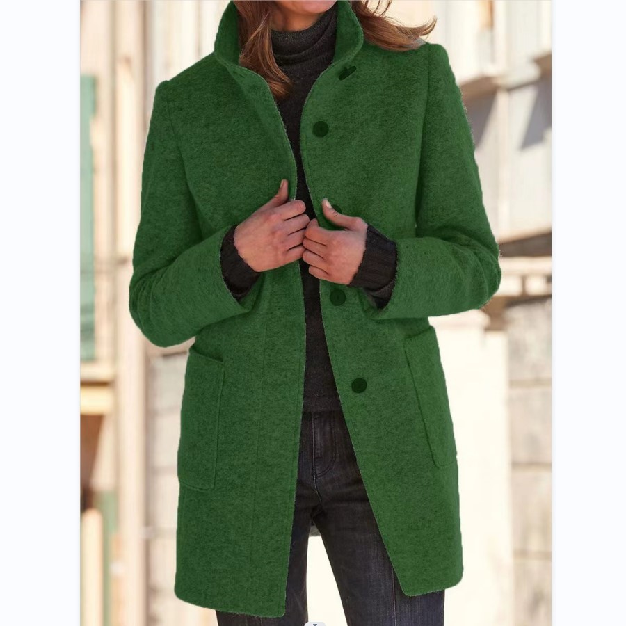 Woolen Stand Coat - Image 10