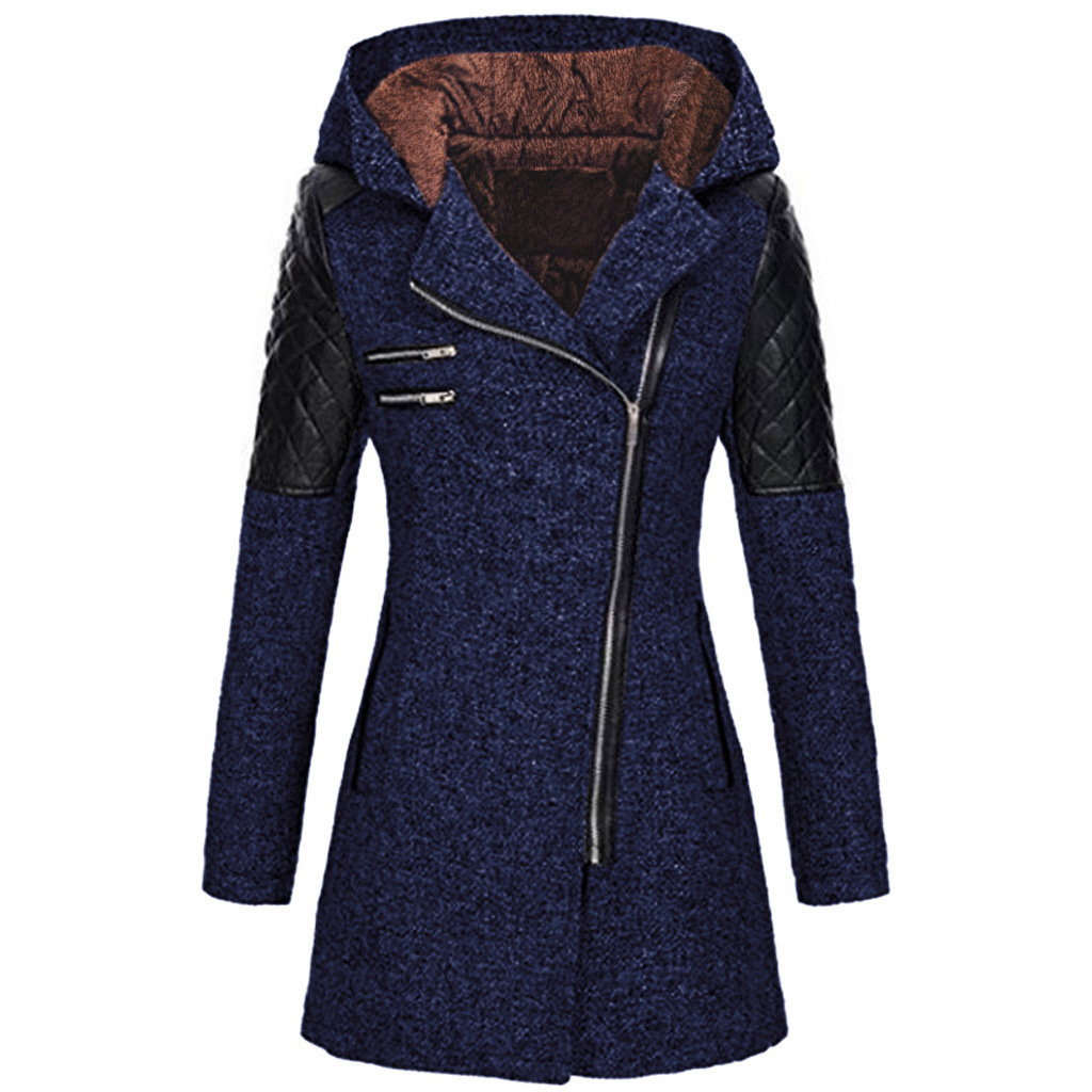 Hooded Wool Coat - Image 10