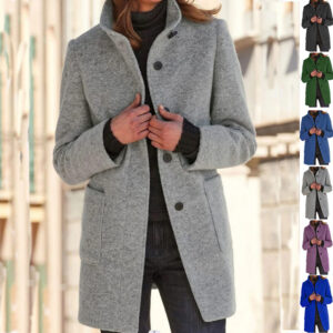 Woolen Stand Coat