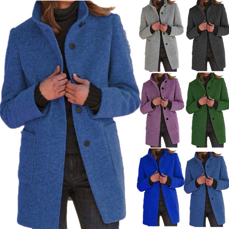 Woolen Stand Coat - Image 2