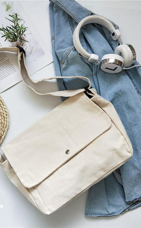 Canvas Messenger Backpack - Image 2