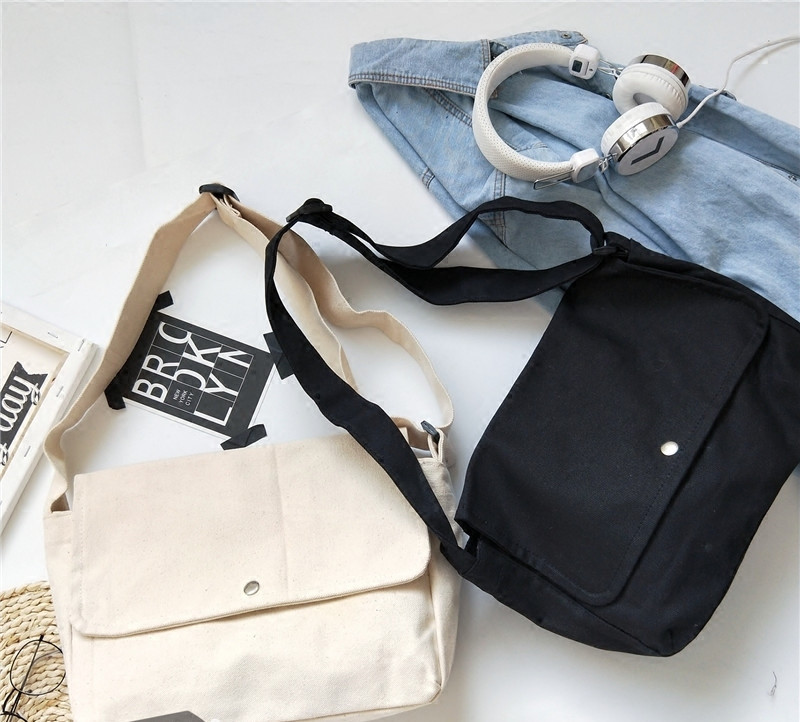 Canvas Messenger Backpack