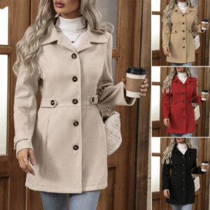 Single-Breasted Wool Coats