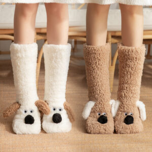 Cartoon Plush Socks