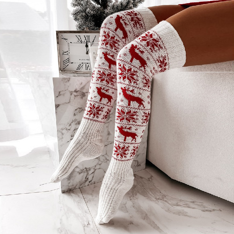 Snowflake Long Socks - Image 4