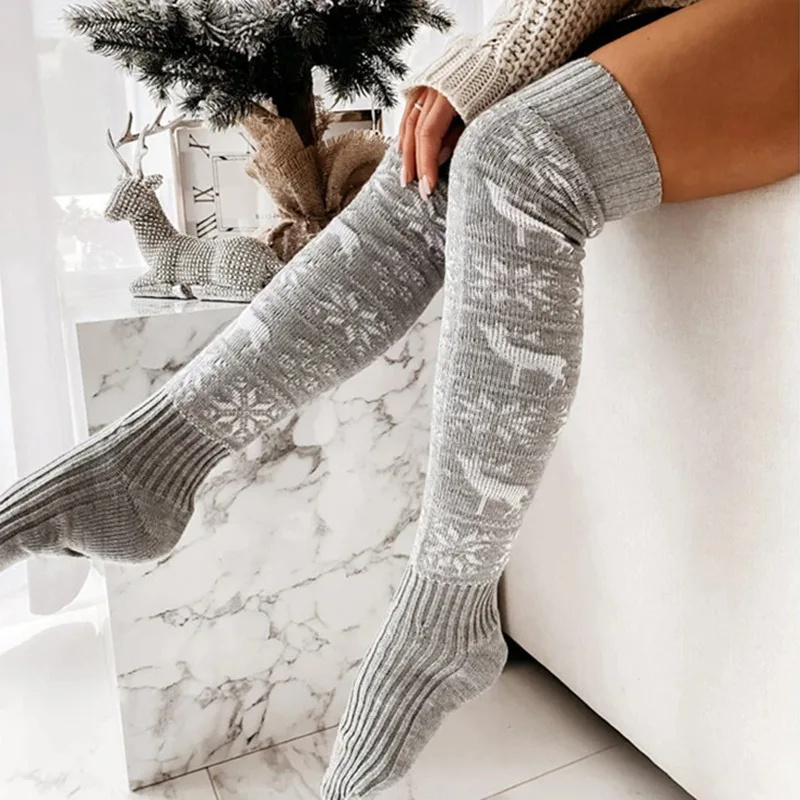 Snowflake Long Socks - Image 6