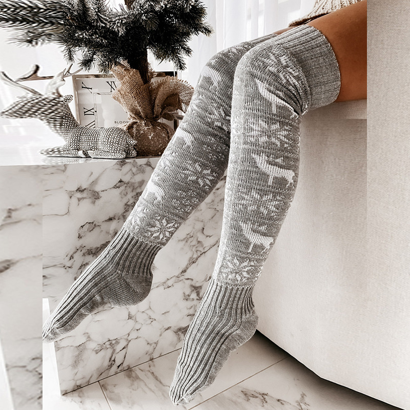 Snowflake Long Socks - Image 8