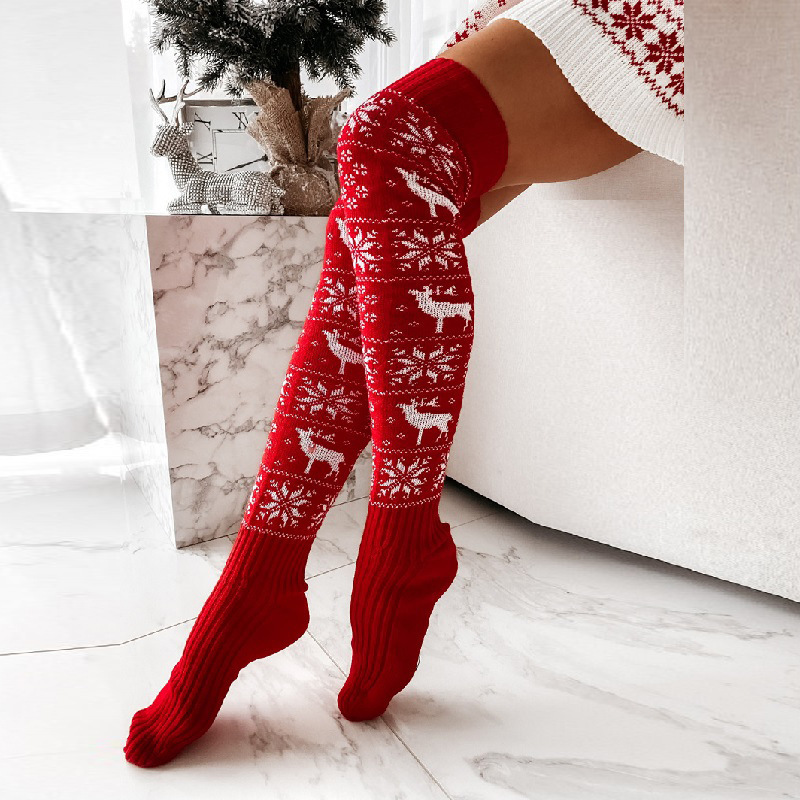 Snowflake Long Socks - Image 2