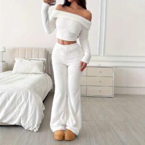 Furry Sport Pants Set