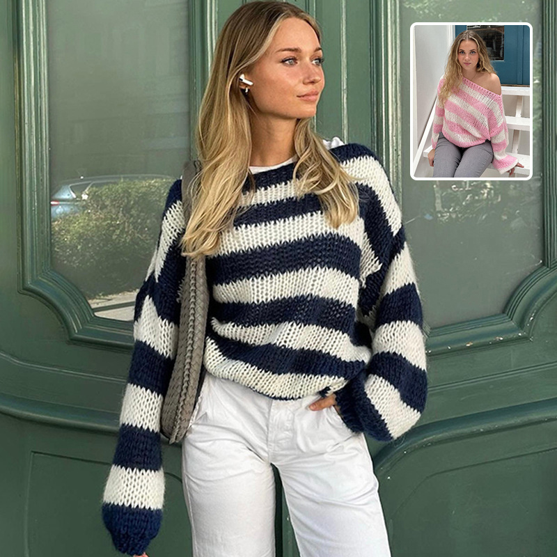 Striped Pullover Sweater